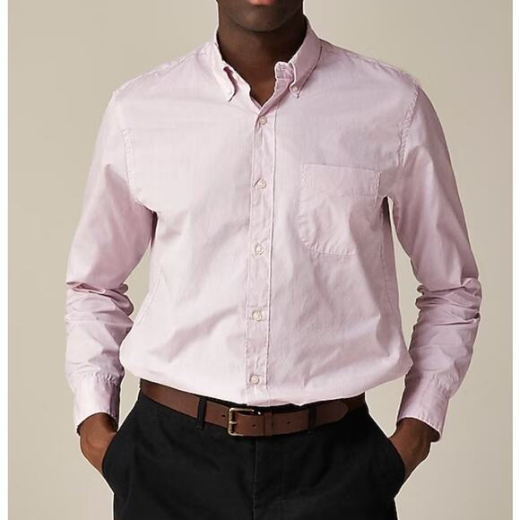 J. Crew Secret Wash Cotton Poplin Shirt Size XL NWT